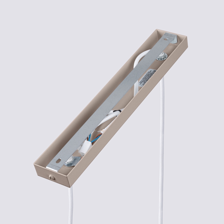Brilagi - Kattokruunu johdossa CRESTO 2xGU10/10W/230V taupe