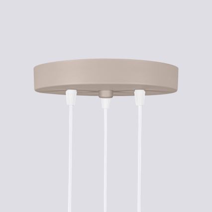 Brilagi - Kattokruunu johdossa CRESTO 3xGU10/10W/230V taupe