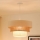 Brilagi - Kattokruunu johdossa DENVER LUNETA 1xE27/15W/230V halkaisija 45 cm beige/ruskea/kerma