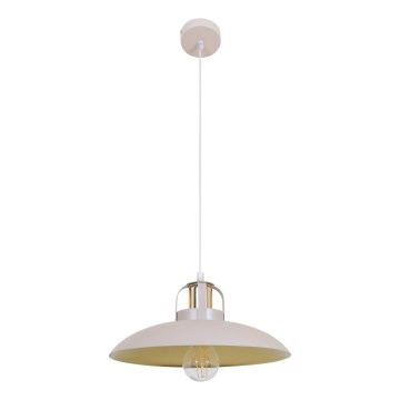Brilagi - Kattokruunu johdossa FLAMENGO 1xE27/60W/230V beige