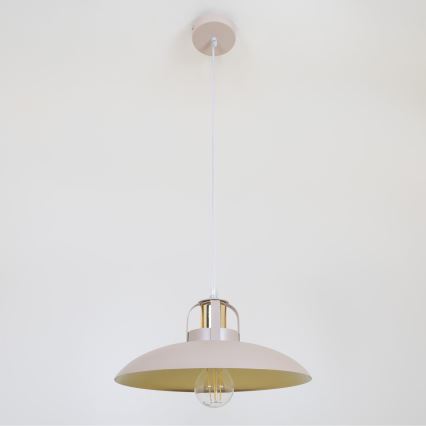 Brilagi - Kattokruunu johdossa FLAMENGO 1xE27/60W/230V beige