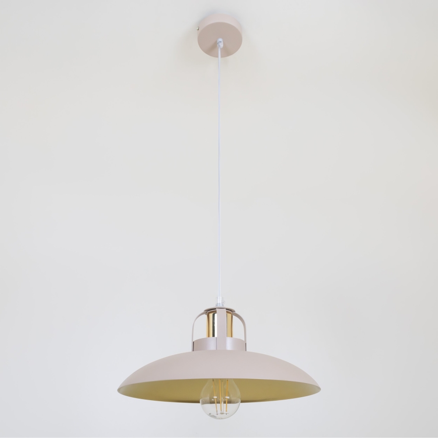 Brilagi - Kattokruunu johdossa FLAMENGO 1xE27/60W/230V beige