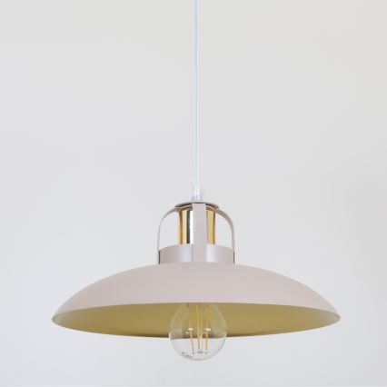 Brilagi - Kattokruunu johdossa FLAMENGO 1xE27/60W/230V beige