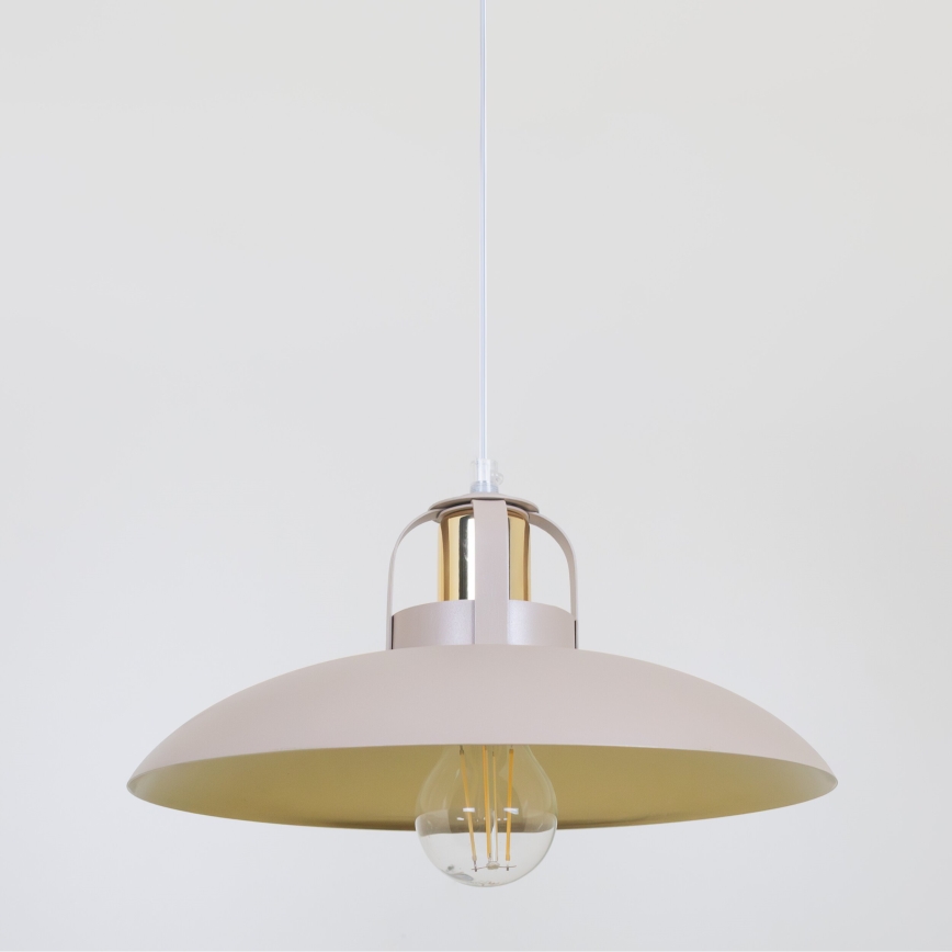 Brilagi - Kattokruunu johdossa FLAMENGO 1xE27/60W/230V beige