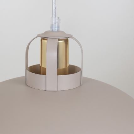 Brilagi - Kattokruunu johdossa FLAMENGO 1xE27/60W/230V beige