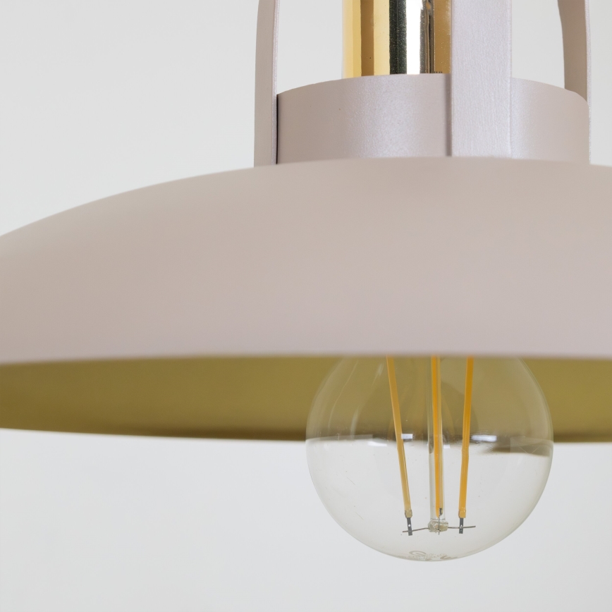 Brilagi - Kattokruunu johdossa FLAMENGO 1xE27/60W/230V beige