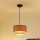 Brilagi - Kattokruunu johdossa MONTANA BOHO 1xE27/15W/230V halkaisija 25 cm ruskea/musta