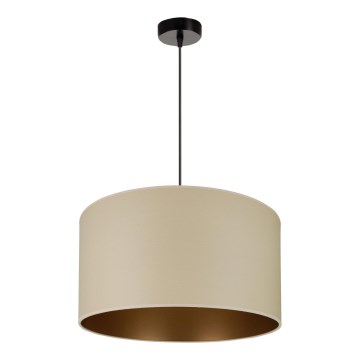 Brilagi - Kattokruunu johdossa OREGON ROLLER VEGE 1xE27/15W/230V halkaisija 45 cm beige