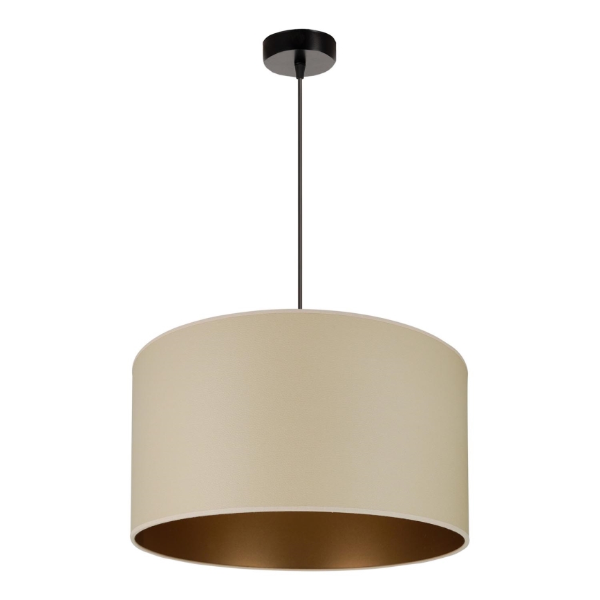 Brilagi - Kattokruunu johdossa OREGON ROLLER VEGE 1xE27/15W/230V halkaisija 45 cm beige