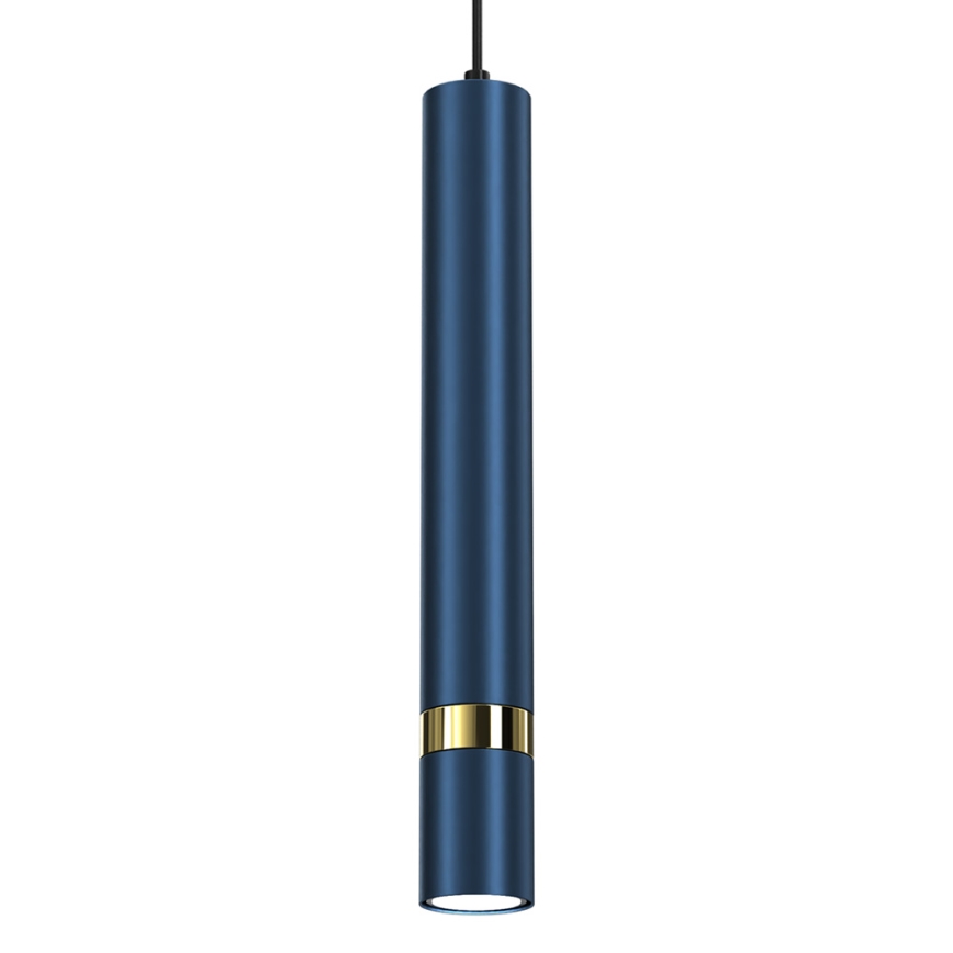 Brilagi - Kattokruunu johdossa POKER 1xGU10/25W/230V sininen/kulta