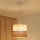 Brilagi - Kattokruunu johdossa ROYAL YUTE 1xE27/15W/230V halkaisija 25 cm beige/kerma