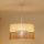 Brilagi - Kattokruunu johdossa ROYAL YUTE 1xE27/15W/230V halkaisija 40 cm beige/kerma