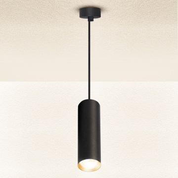 Brilagi - Kattokruunu johdossa SELE 1xGU10/30W/230V musta/kulta