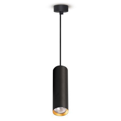 Brilagi - Kattokruunu johdossa SELE 1xGU10/30W/230V musta/kulta