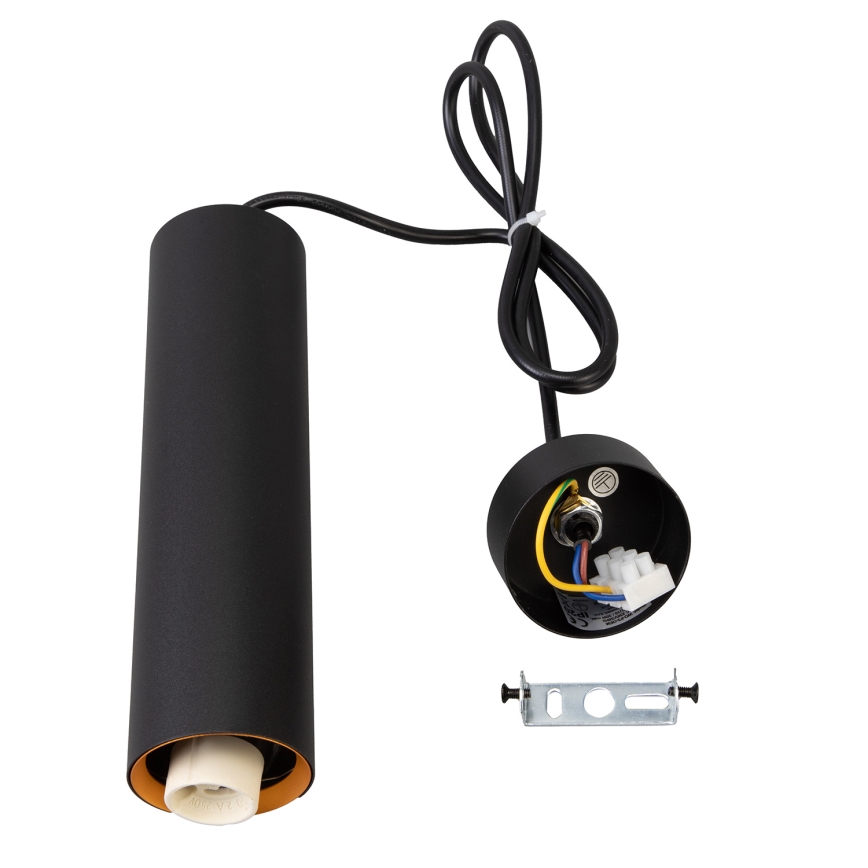 Brilagi - Kattokruunu johdossa SELE 1xGU10/30W/230V musta/kulta