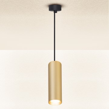 Brilagi - Kattokruunu johdossa SELE 1xGU10/30W/230V musta/kulta