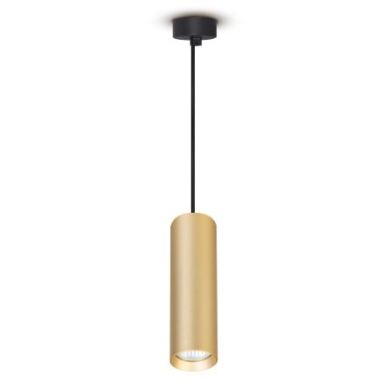 Brilagi - Kattokruunu johdossa SELE 1xGU10/30W/230V musta/kulta