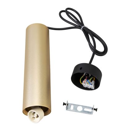 Brilagi - Kattokruunu johdossa SELE 1xGU10/30W/230V musta/kulta