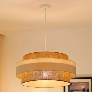 Brilagi - Kattokruunu johdossa SPACE LIGHT 1xE27/15W/230V halkaisija 50 cm beige/kerma