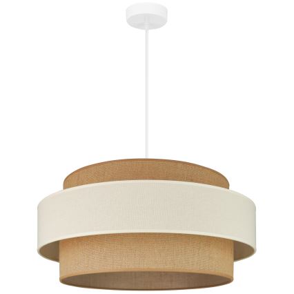 Brilagi - Kattokruunu johdossa SPACE LIGHT 1xE27/15W/230V halkaisija 50 cm beige/kerma