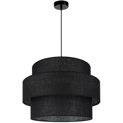 Brilagi - Kattokruunu johdossa SPACE YUTE 1xE27/15W/230V halkaisija 50 cm musta