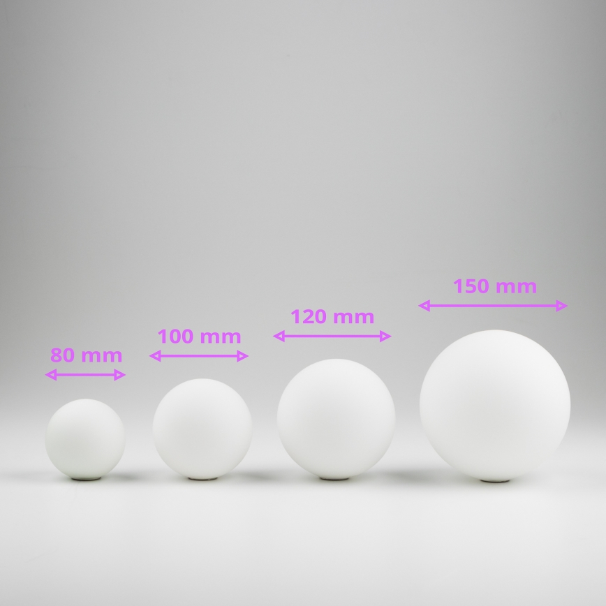 Brilagi - Kattokruunun, seinävalaisimen ja lampun vaihtolasi MISTEL, MILLA halkaisija 15 cm valkoinen