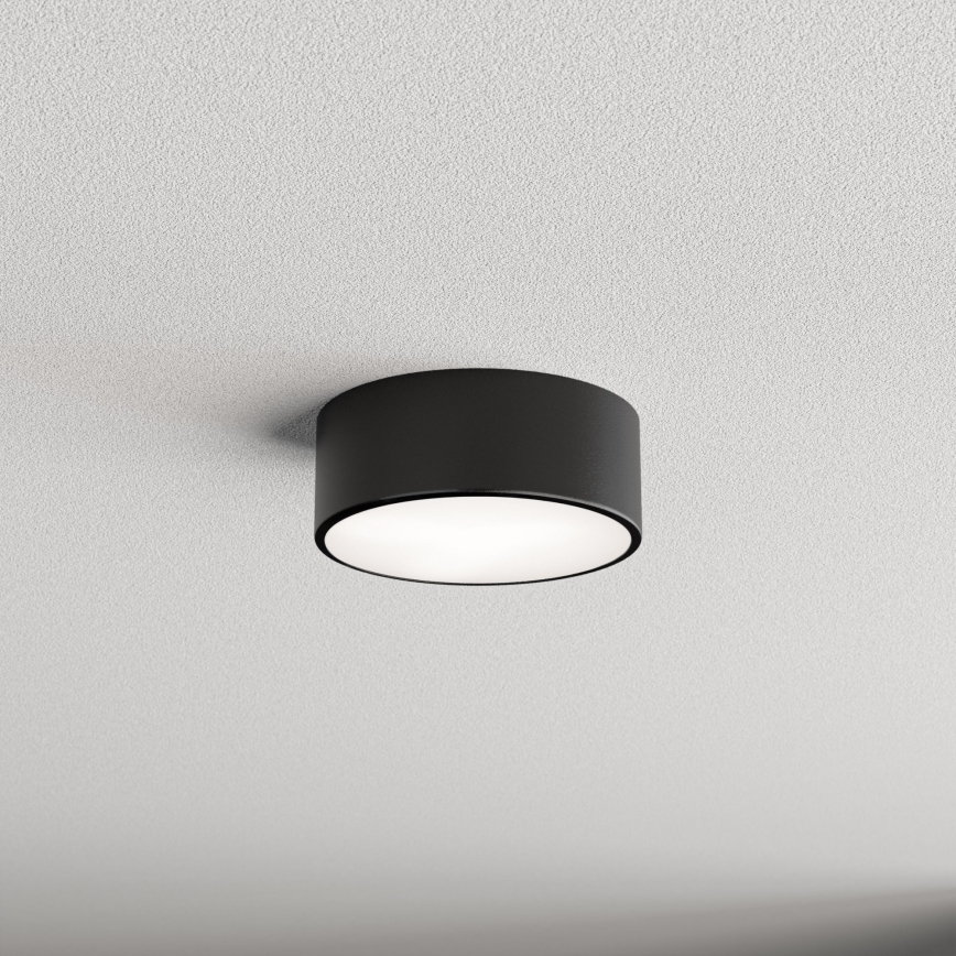 Brilagi - Kattovalaisin anturilla CLARE 1xE27/40W/230V halkaisija 20 cm musta