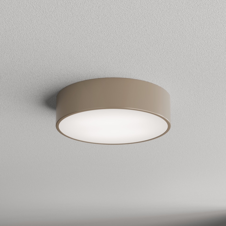 Brilagi - Kattovalaisin anturilla CLARE 2xE27/24W/230V halkaisija 30 cm beige