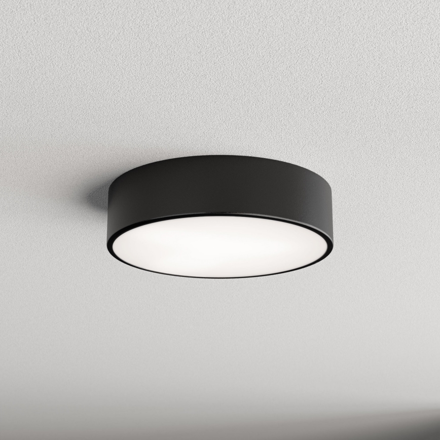Brilagi - Kattovalaisin anturilla CLARE 2xE27/24W/230V halkaisija 30 cm musta
