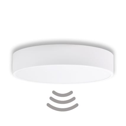 Brilagi - Kattovalaisin anturilla CLARE 3xE27/24W/230V halkaisija 40 cm valkoinen