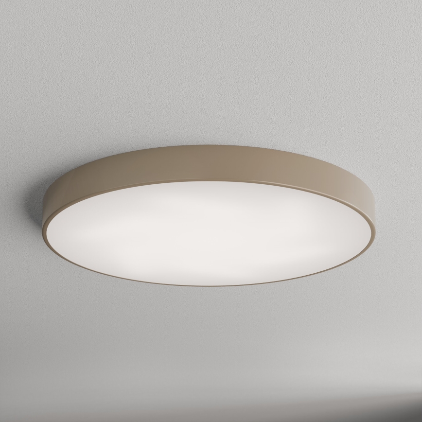 Brilagi - Kattovalaisin anturilla CLARE 6xE27/24W/230V halkaisija 80 cm beige