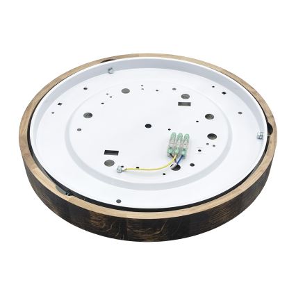Brilagi - Kattovalaisin CARVALHO SLIM SMOKEY 3xE27/60W/230V tammi, Ø 47,5 cm
