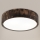 Brilagi - Kattovalaisin CARVALHO SMOKEY 2xE27/60W/230V tammi Ø 37,5 cm