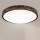 Brilagi - Kattovalaisin CARVALHO SMOKEY 3xE27/60W/230V tammi halkaisija 47,5 cm