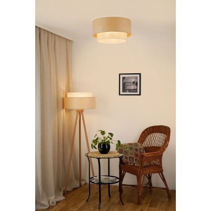 Brilagi - Kattovalo ARIZONA BOHO 1xE27/15W/230V halkaisija 45 cm beige