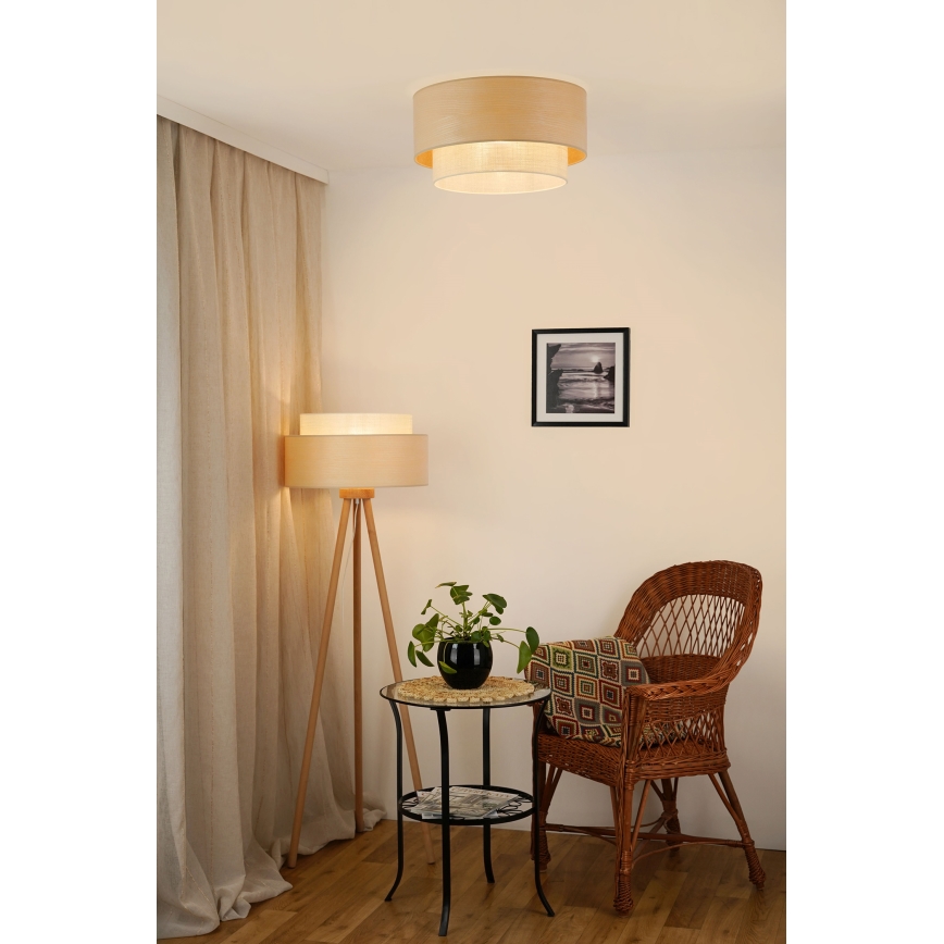 Brilagi - Kattovalo ARIZONA BOHO 1xE27/15W/230V halkaisija 45 cm beige