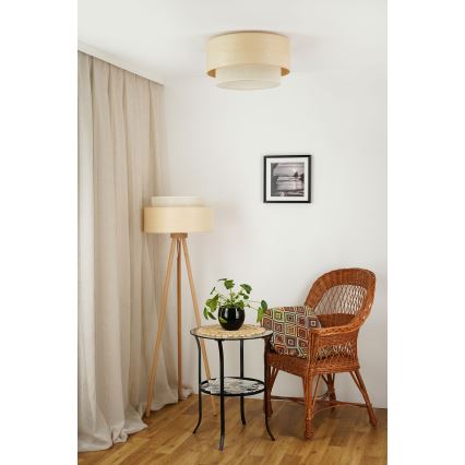 Brilagi - Kattovalo ARIZONA BOHO 1xE27/15W/230V halkaisija 45 cm beige