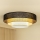 Brilagi - Kattovalo ASPEN LUNETA LED/12W/230V halkaisija 60 cm 3000K/4000K/6400K musta/beige/kerma
