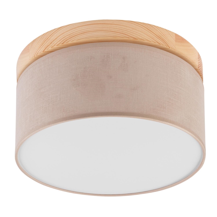 Brilagi - Kattovalo BELLADONNA 1xE27/15W/230V beige/mänty