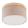 Brilagi - Kattovalo BELLADONNA 1xE27/15W/230V beige/mänty