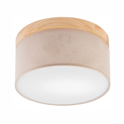 Brilagi - Kattovalo BELLADONNA 1xE27/15W/230V beige/mänty