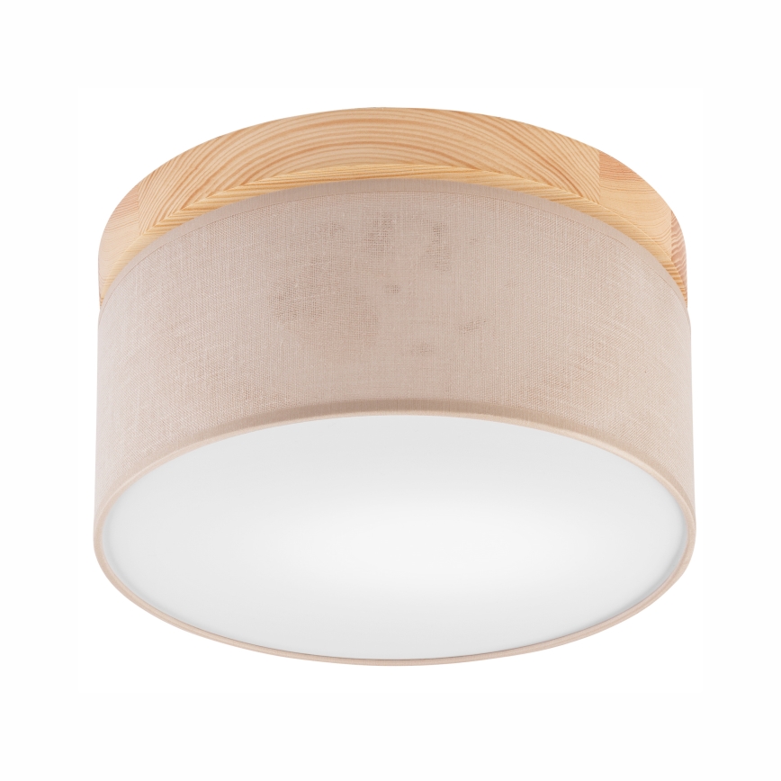 Brilagi - Kattovalo BELLADONNA 1xE27/15W/230V beige/mänty