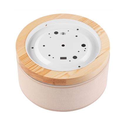 Brilagi - Kattovalo BELLADONNA 1xE27/15W/230V beige/mänty
