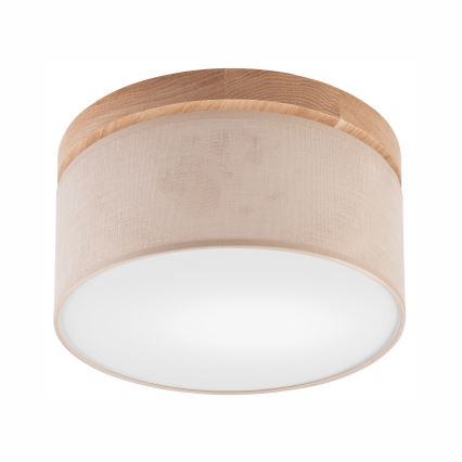 Brilagi - Kattovalo BELLADONNA 1xE27/15W/230V beige/tammi
