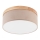 Brilagi - Kattovalo BELLADONNA 2xE27/15W/230V beige/mänty