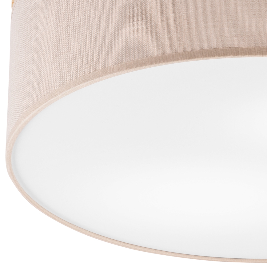 Brilagi - Kattovalo BELLADONNA 2xE27/15W/230V beige/mänty