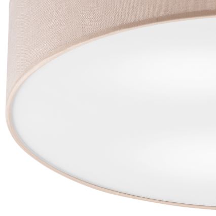 Brilagi - Kattovalo BELLADONNA 3xE27/15W/230V beige/mänty