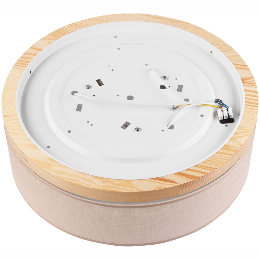 Brilagi - Kattovalo BELLADONNA 3xE27/15W/230V beige/mänty