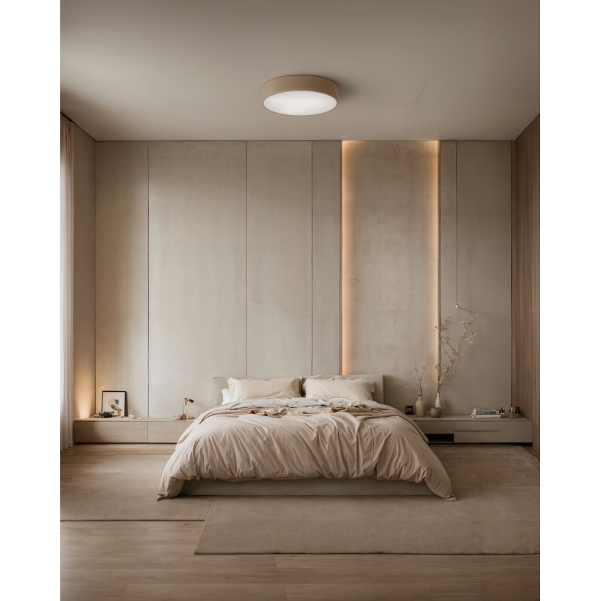 Brilagi - Kattovalo CLARE 3xE27/24W/230V halkaisija 40 cm beige
