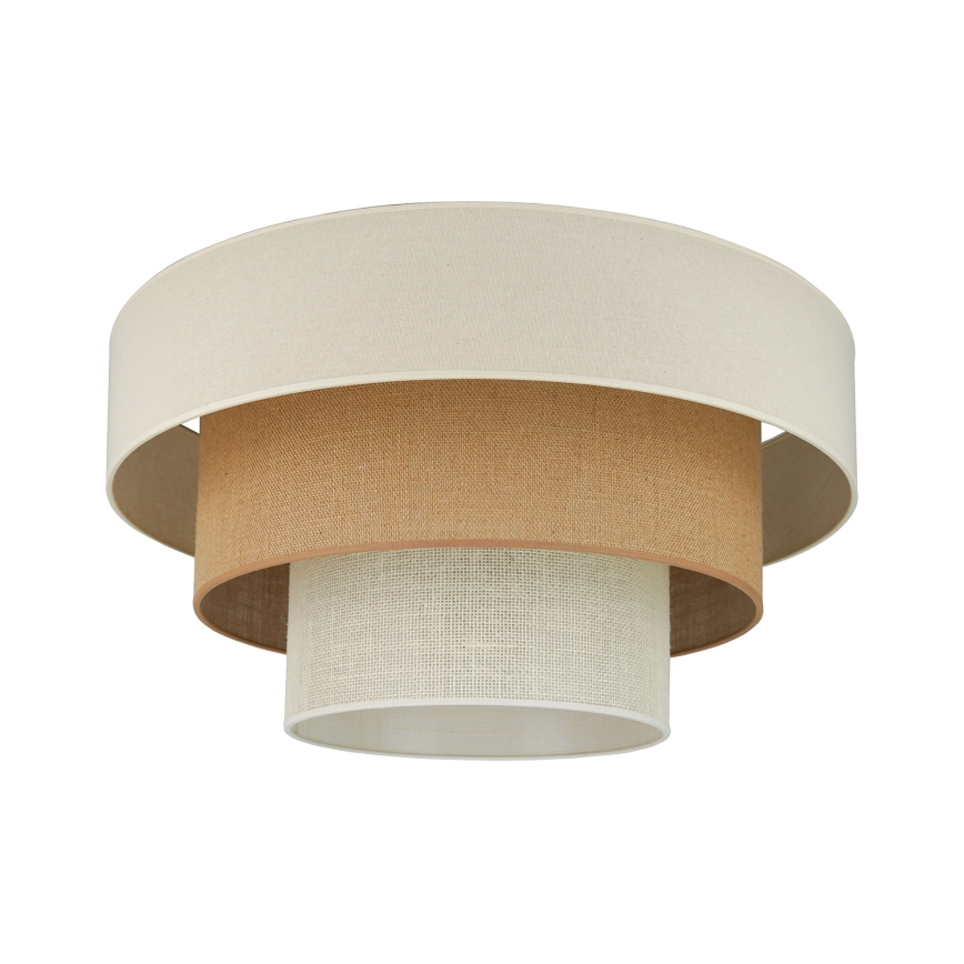 Brilagi-Kattovalo DENVER LUNETA 1xE27/15W/230V halkaisija 45 beige/ruskea/kerma